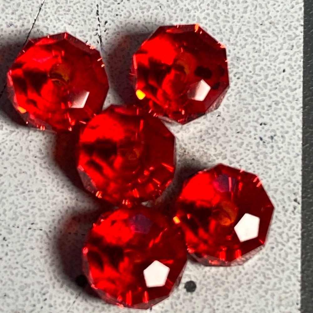 Crystal Beads: 6mm Wheel (50)